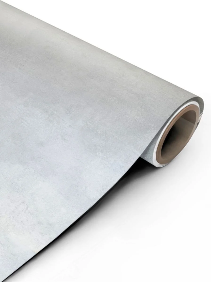 SILVER WEATHERED CEMENT VINYL WRAP SWC54
