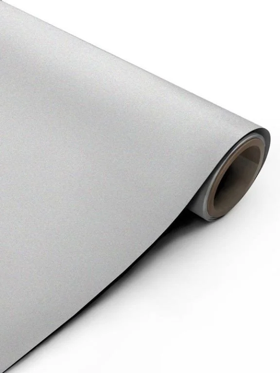 SATIN TEXTURED SILVER VINYL WRAP STS25