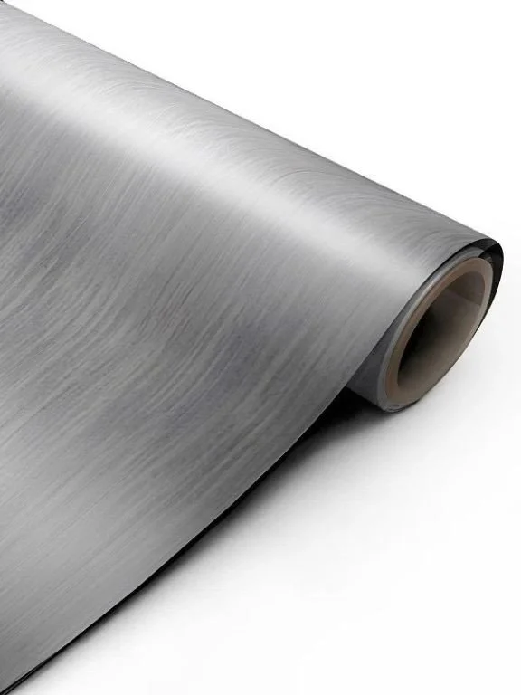 BRUSHED METAL SILVER ALUMINIUM VINYL WRAP BMSA31
