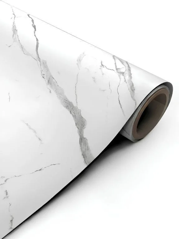 CALACATTA WHITE MARBLE VINYL WRAP CWM34
