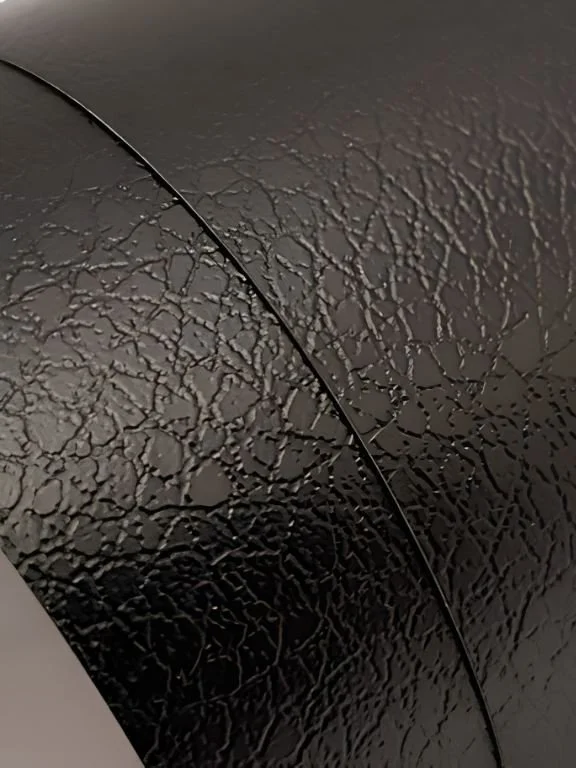 Black Leather Vinyl Wrap - LR802
