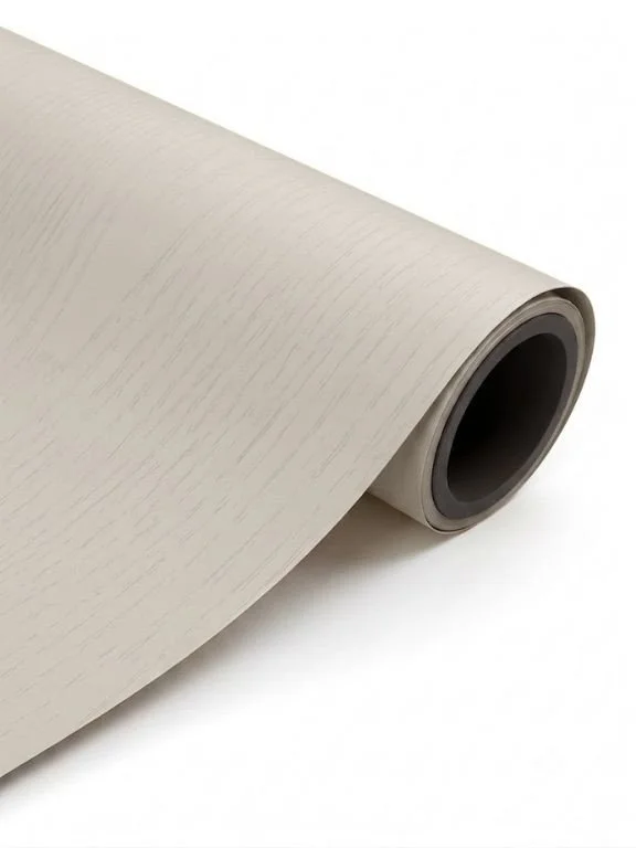 PAINTED WOOD LIGHT BEIGE VINYL WRAP PWLB336
