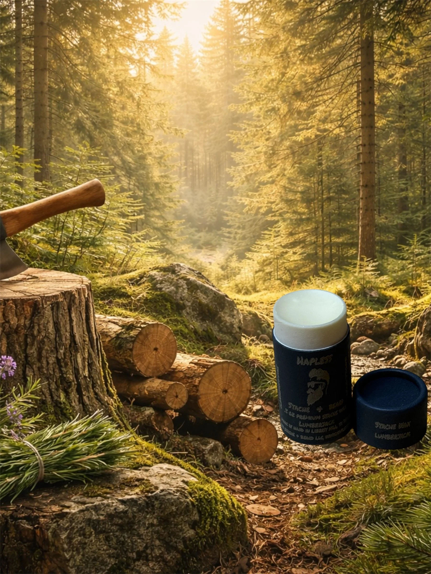 Lumberjack Stache Wax