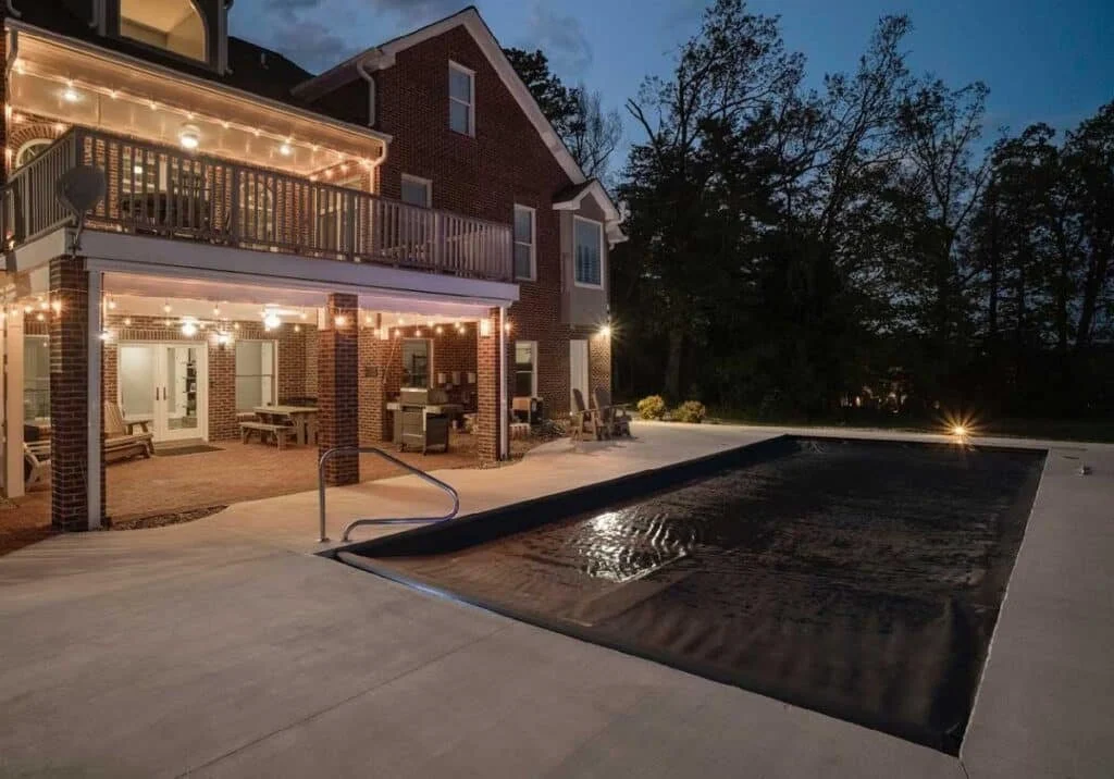 Astoria 12 Fiberglass Pool | Rectangular Pool with Spa & Tanning Ledge ...