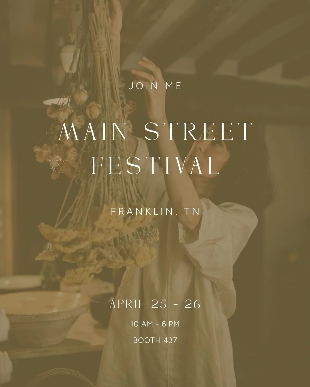I&rsquo;ll be at the Franklin Main Street Festival on April 25&ndash;26.
I&rsquo;m bringing a small collection of original work, fine art prints, botanically-printed textiles, and artful goods&mdash;pieces made slowly and meant for the everyday.

If 