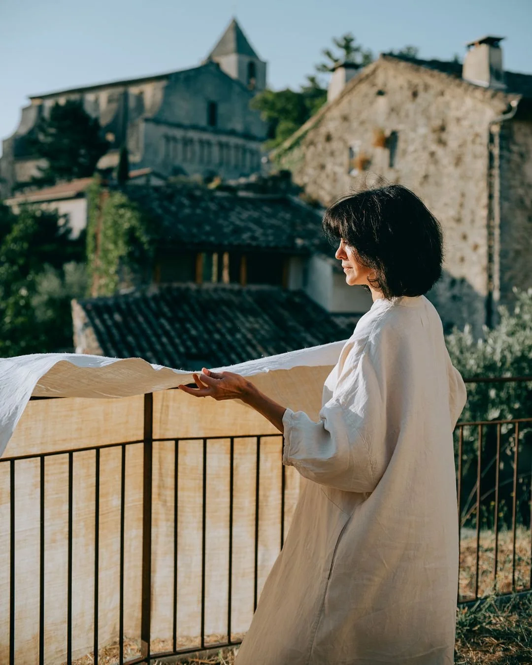 Artist Gabi Brown in Provence.