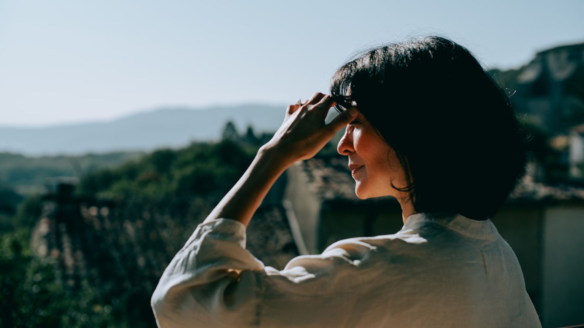 Artist Gabi Brown in Provence.