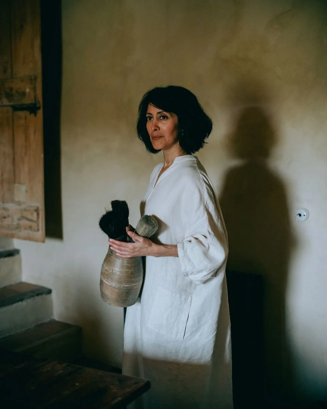 Artist Gabi Brown in Provence.