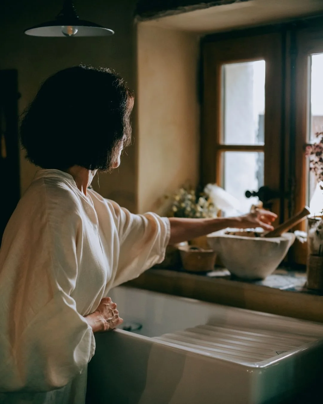 Artist Gabi Brown in Provence.