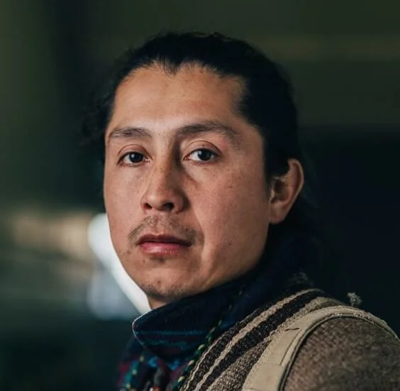 Profile image of Francisco Colipe, a Mapuche youth leader from Chile