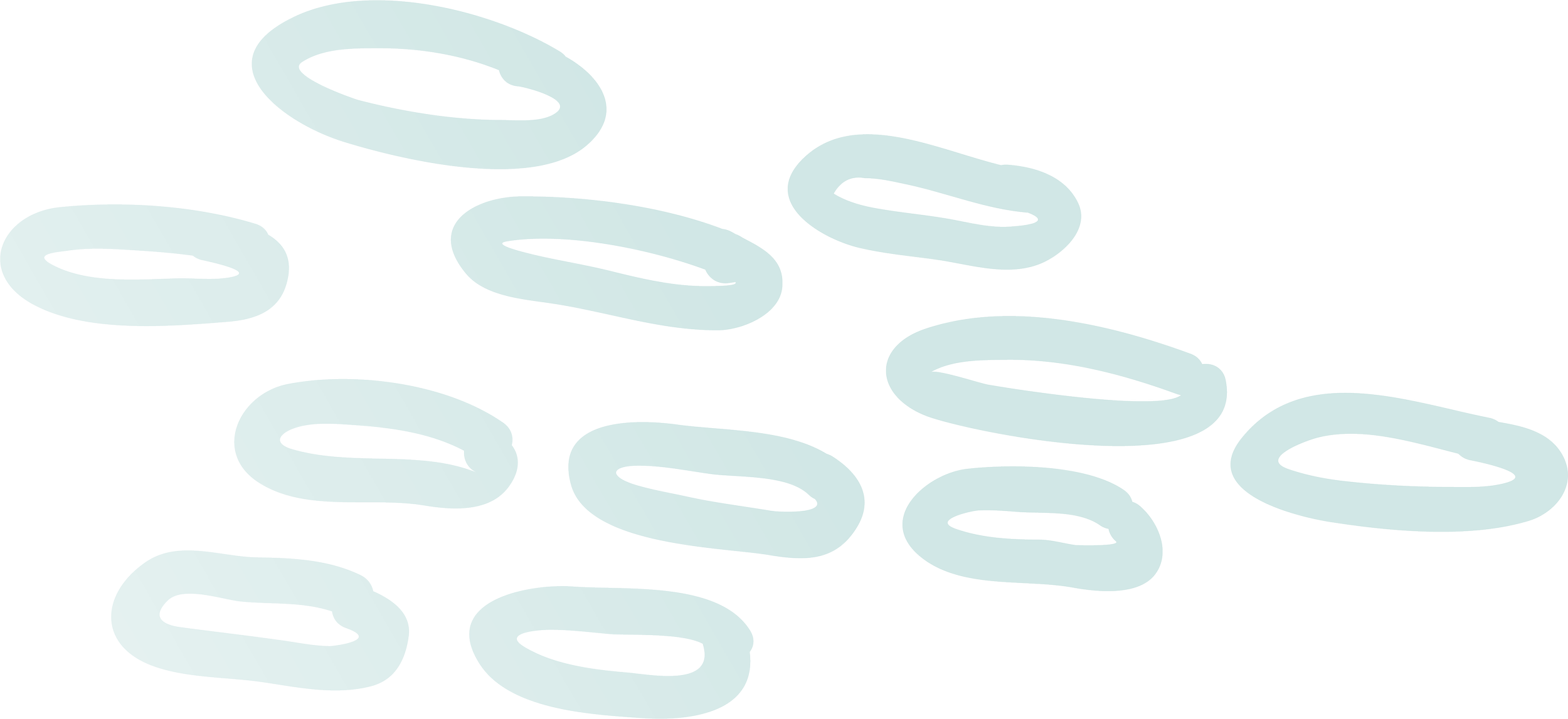 Abstract blue circles representing rain.