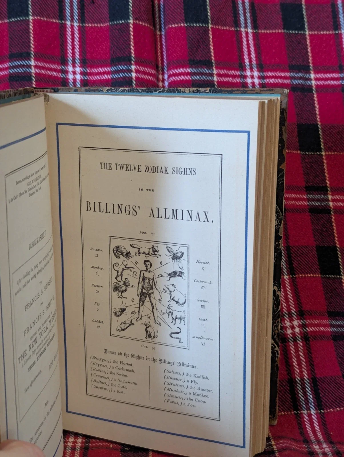 Josh Billings' Farmer's Allminax 1870-1878 (Single Bound Volume) Almanac Set US $299.00