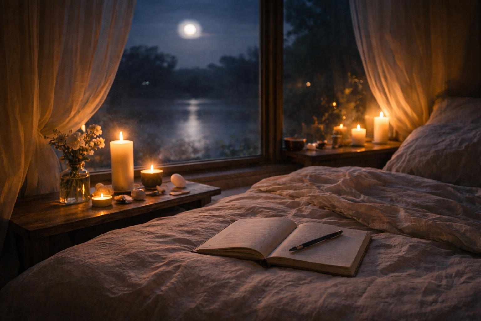 Surrender Into Rest: A Nighttime Prayer for Energetic Release and Divine Protection