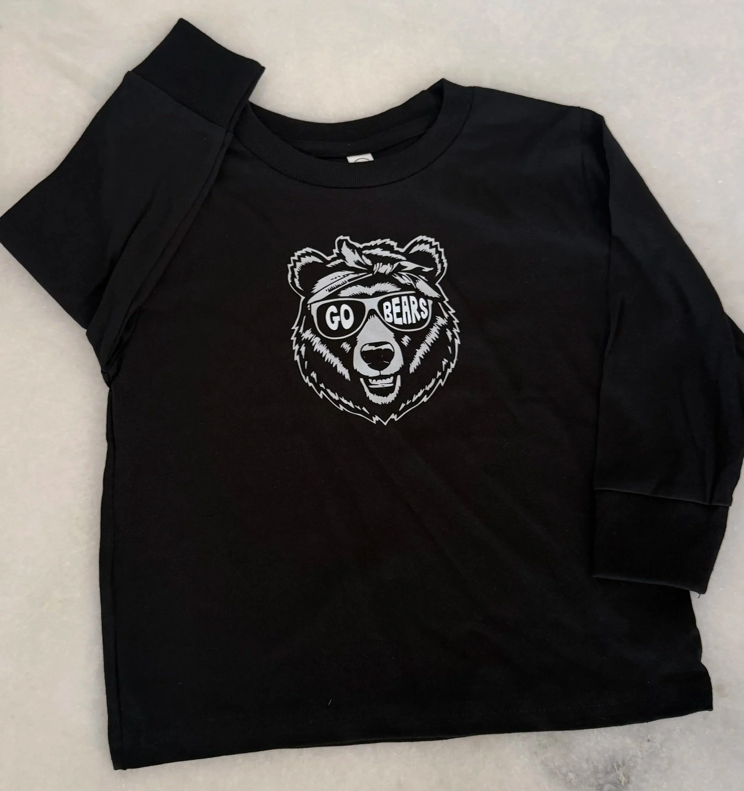 Go Bears Long Sleeve T-Shirt (Sizes T4 & T5/6)