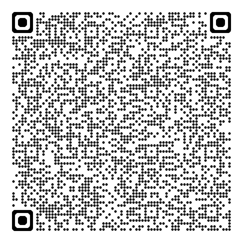 QR code in black and white