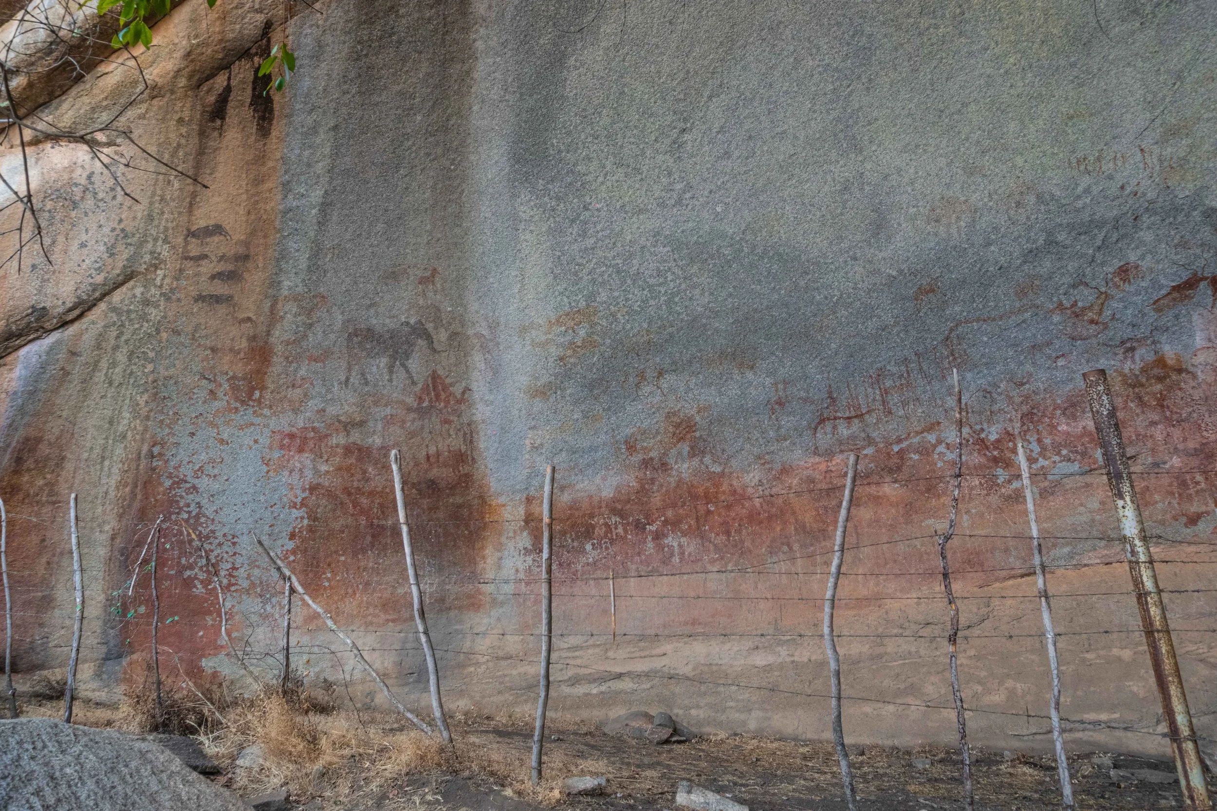 outline of the cave panel