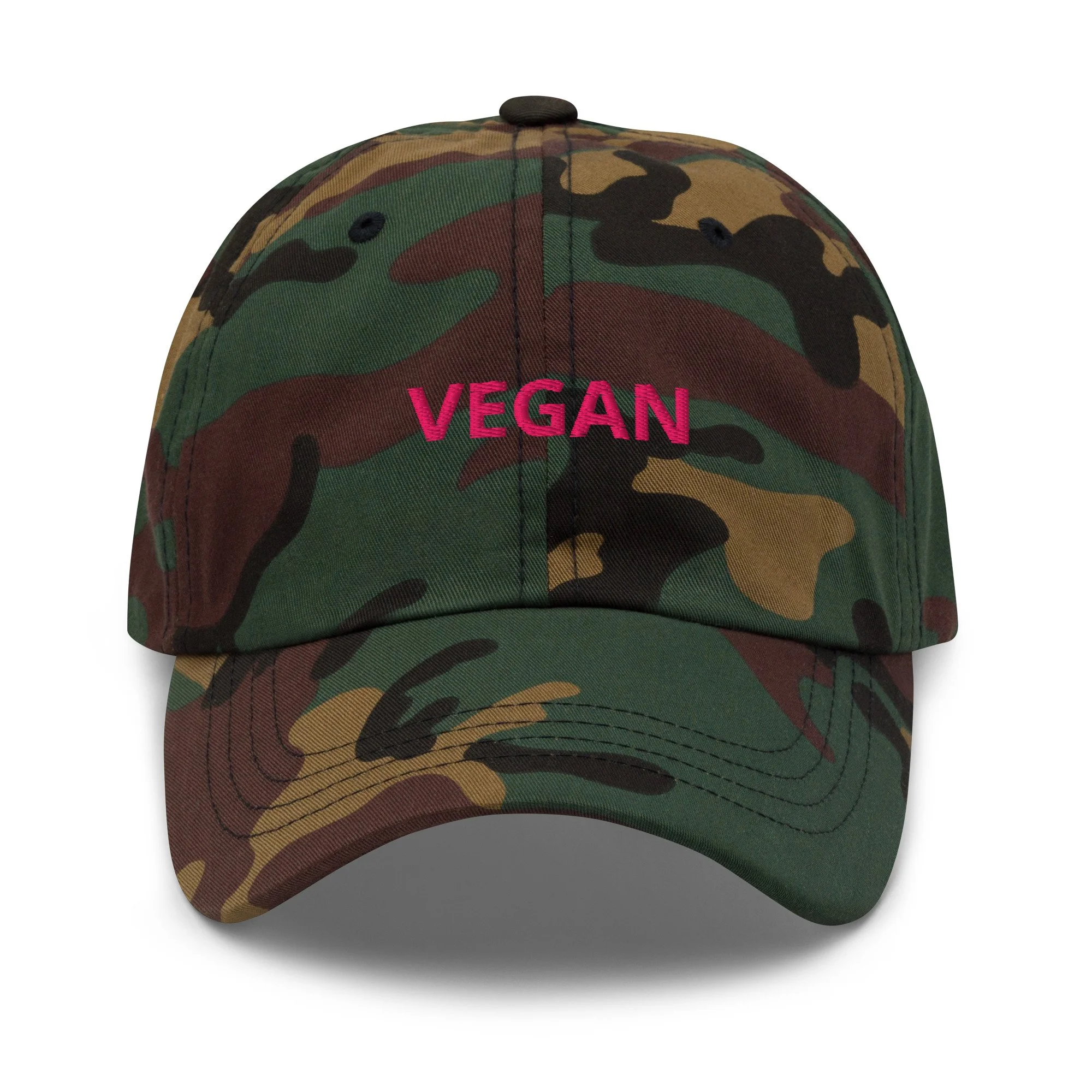 Vegan Camo Dad Hat