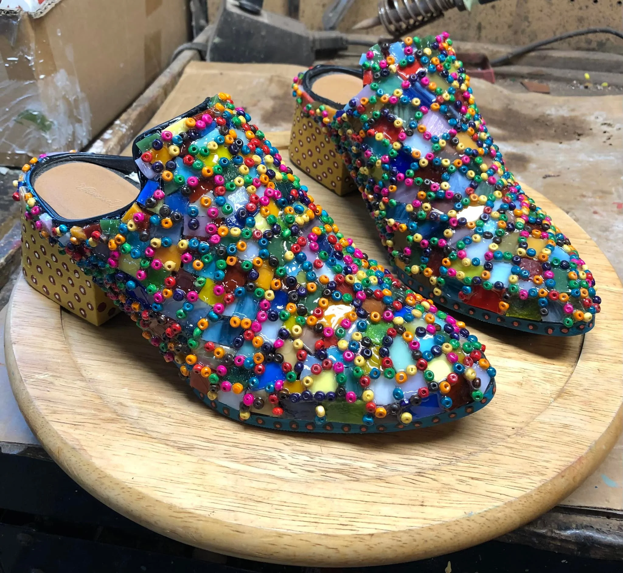 Stained Glass Shoes