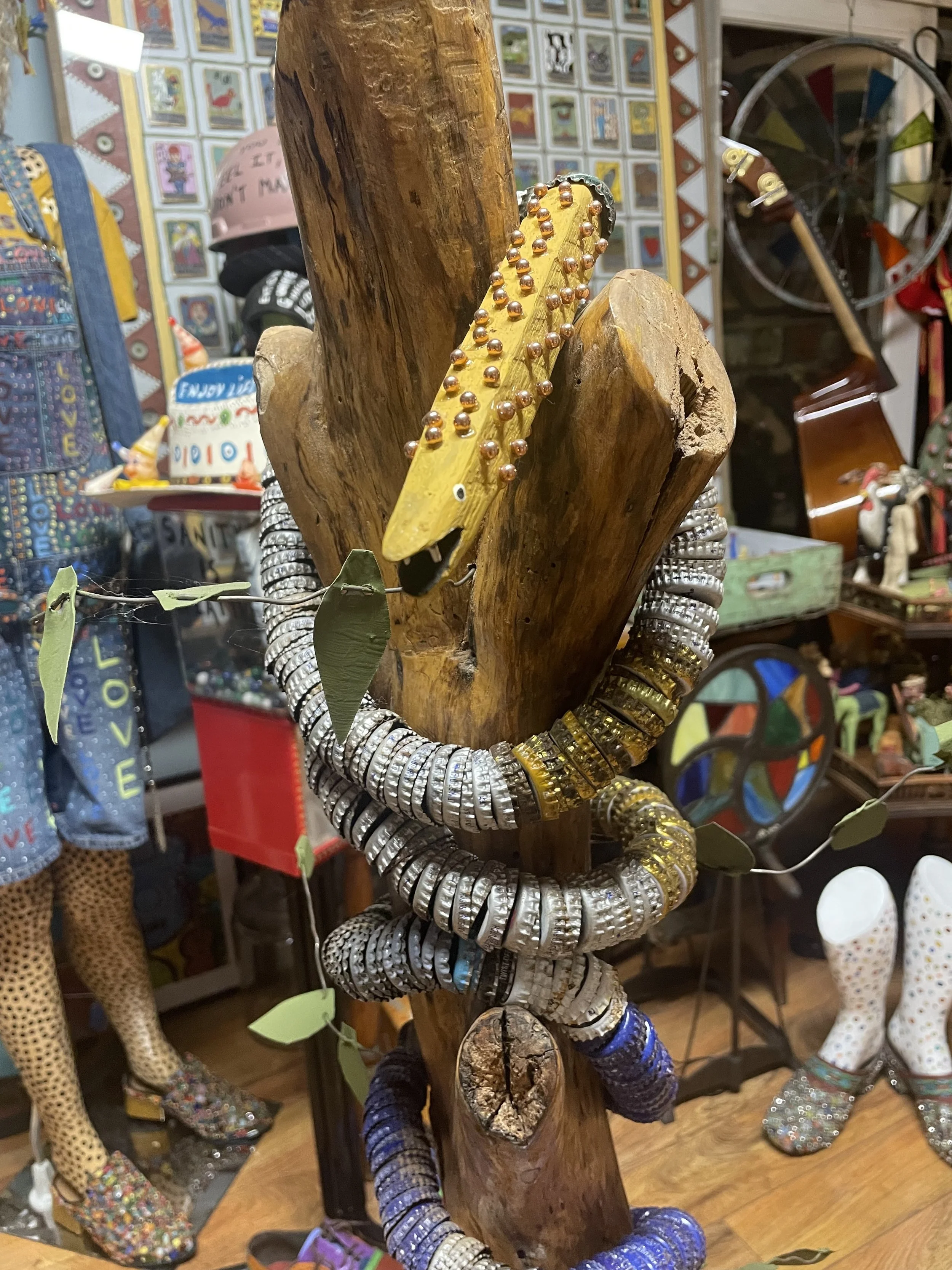 Bottlecap Snake Head