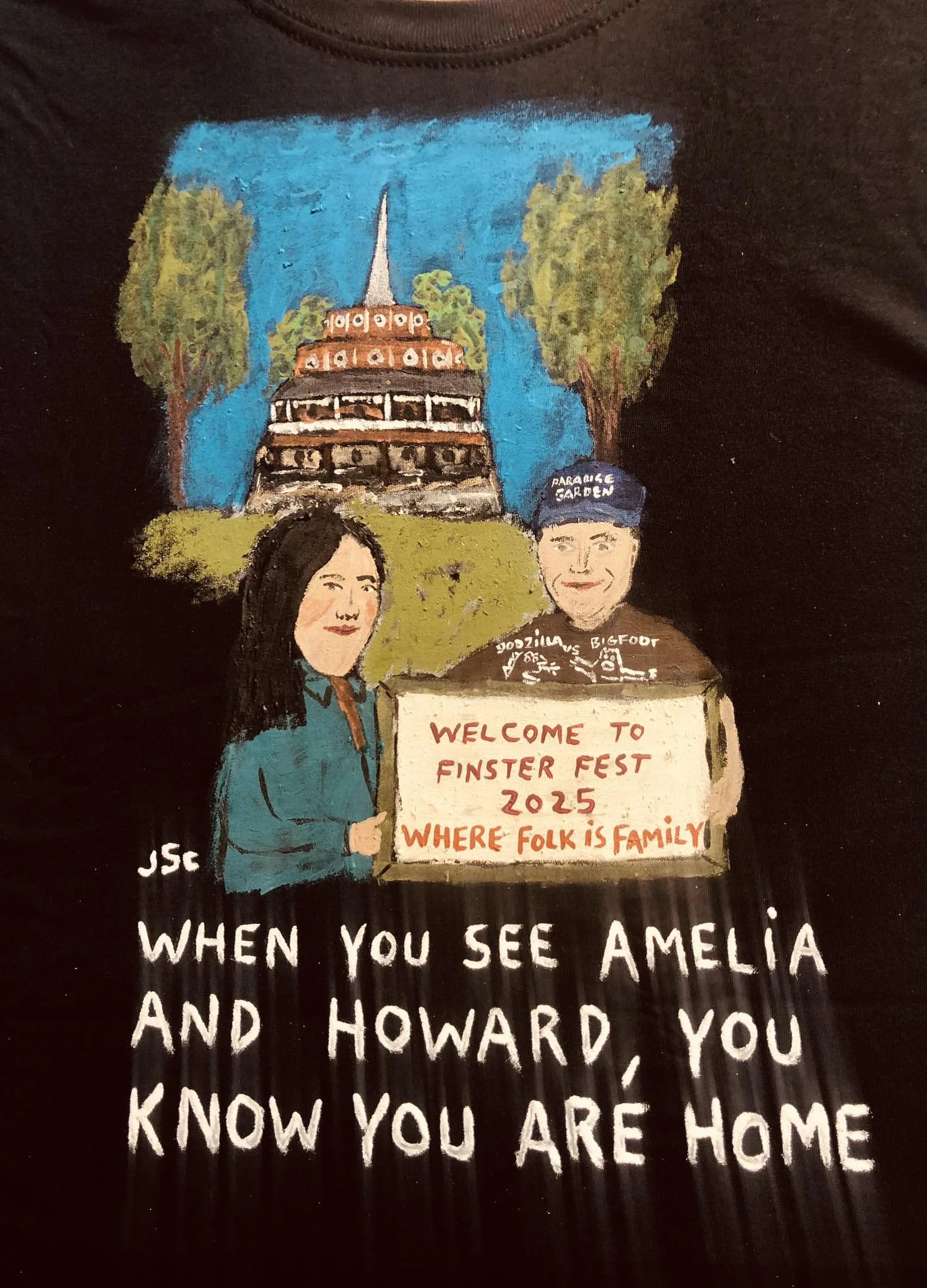 Tribute shirt for Howard and Amelia Pousner