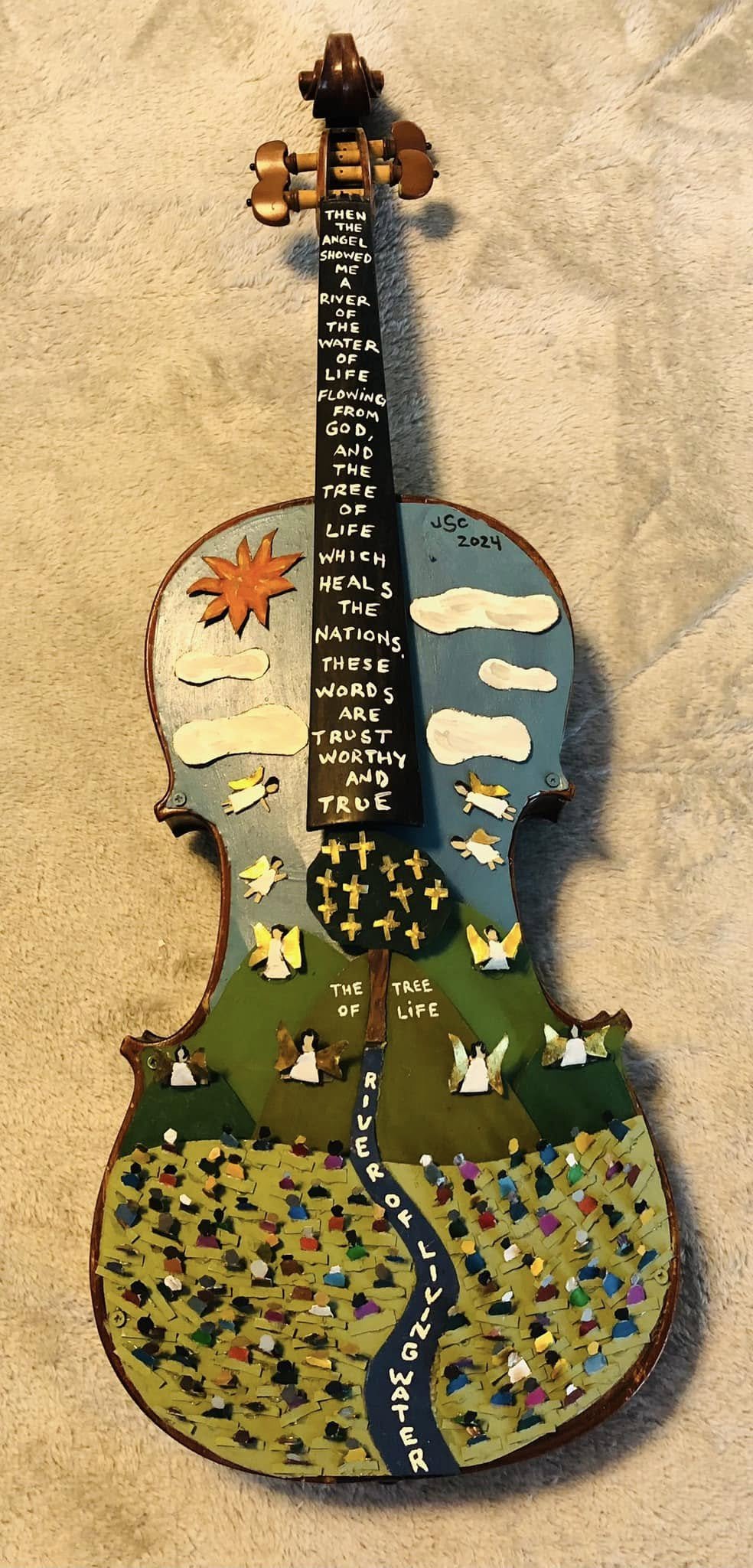 Folk Art Fiddle