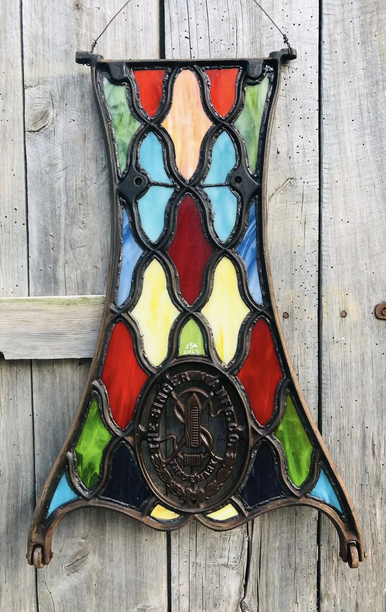 Vintage Sewing Stand Art