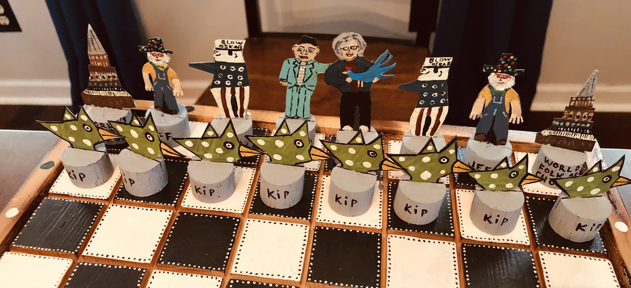 Folk Art game pieces (1)