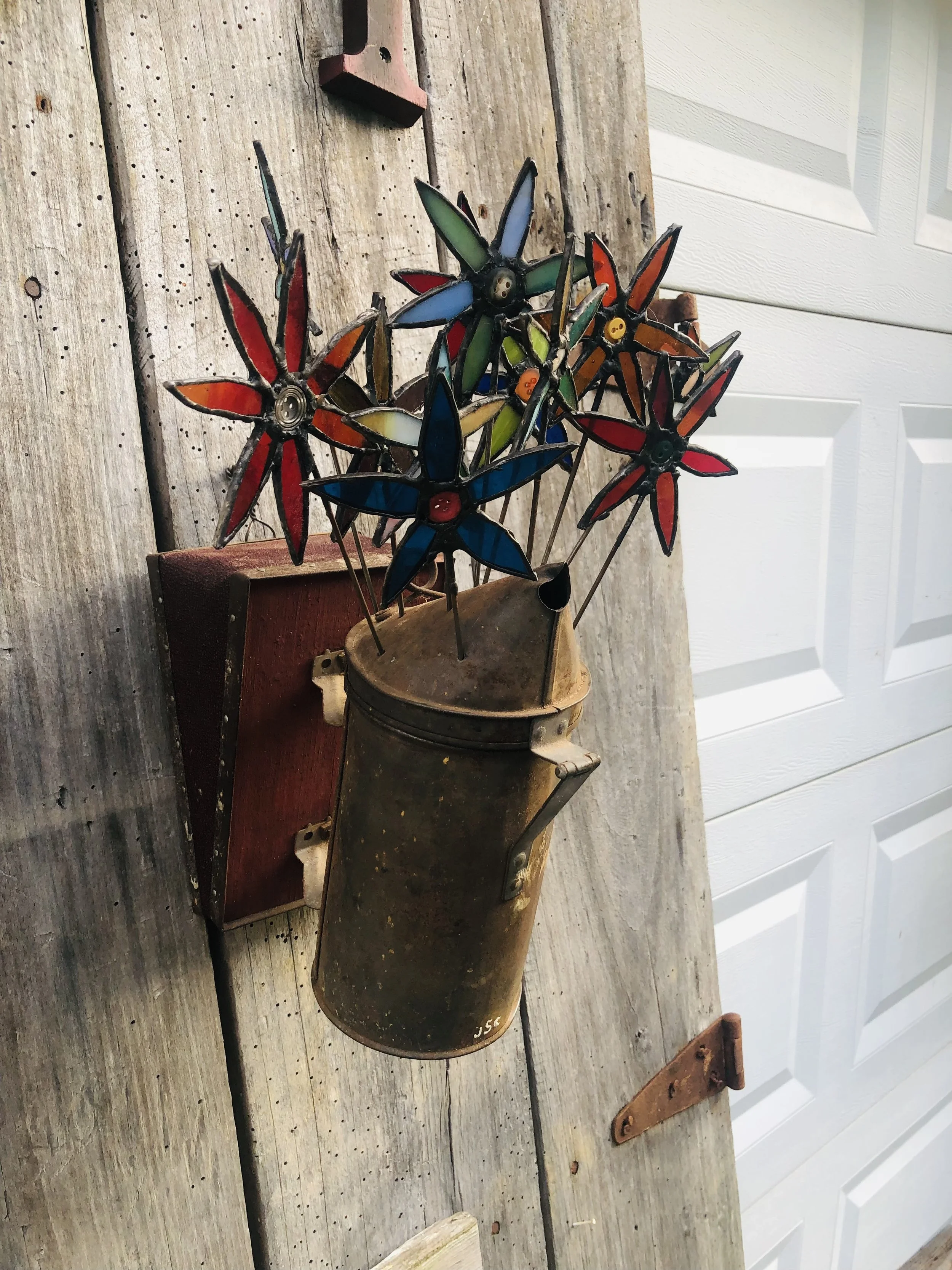 Bee Smoker and Flowers