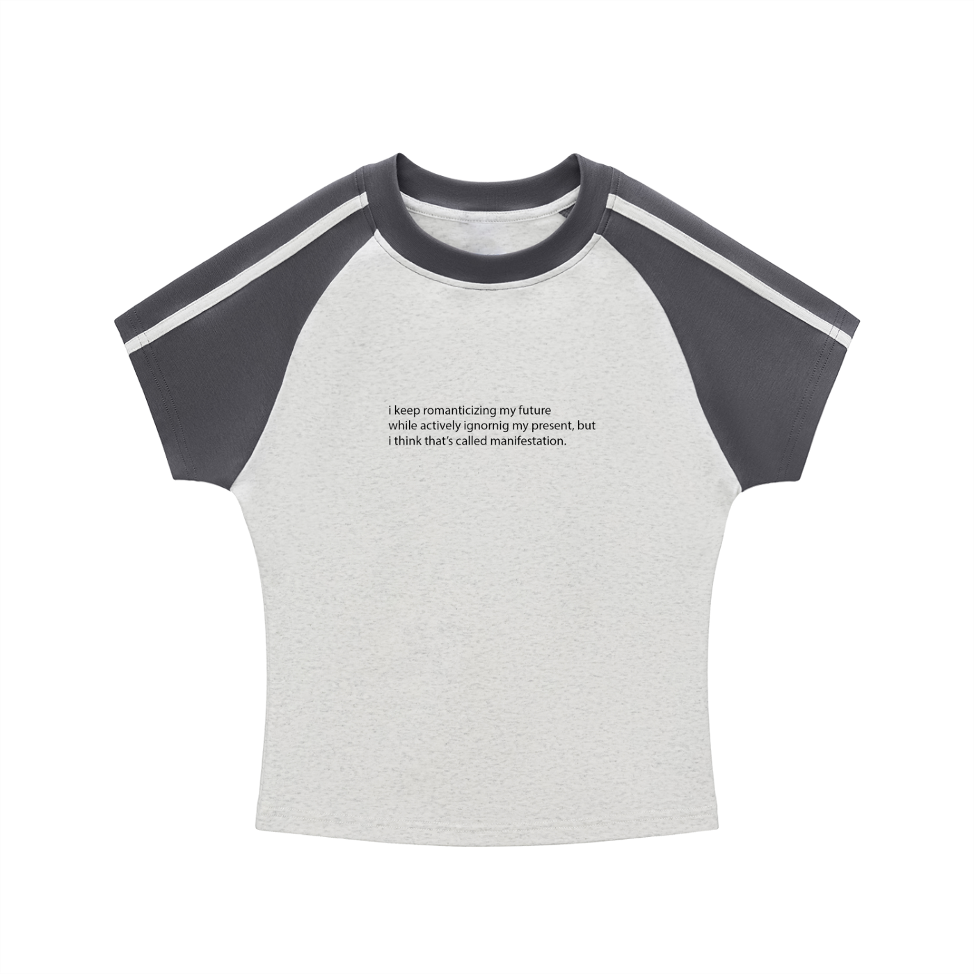 manifesting raglan shirt
