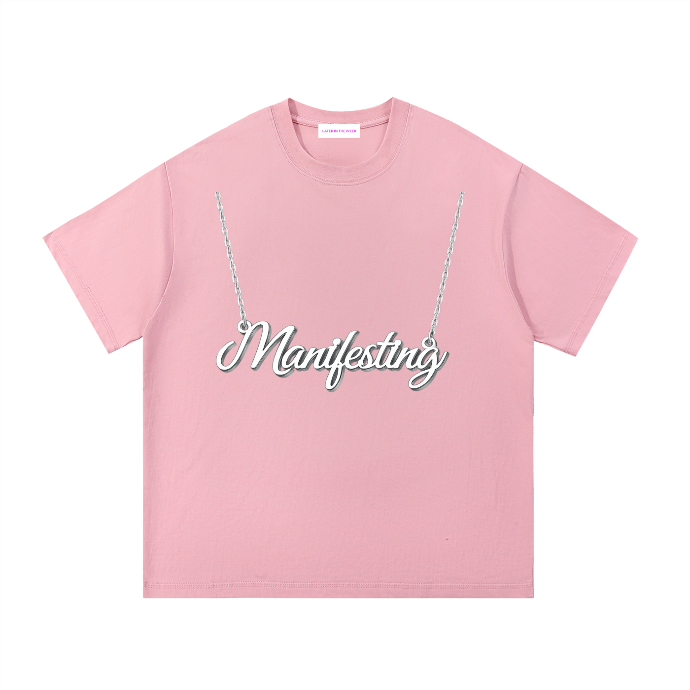 manifesting necklace tee
