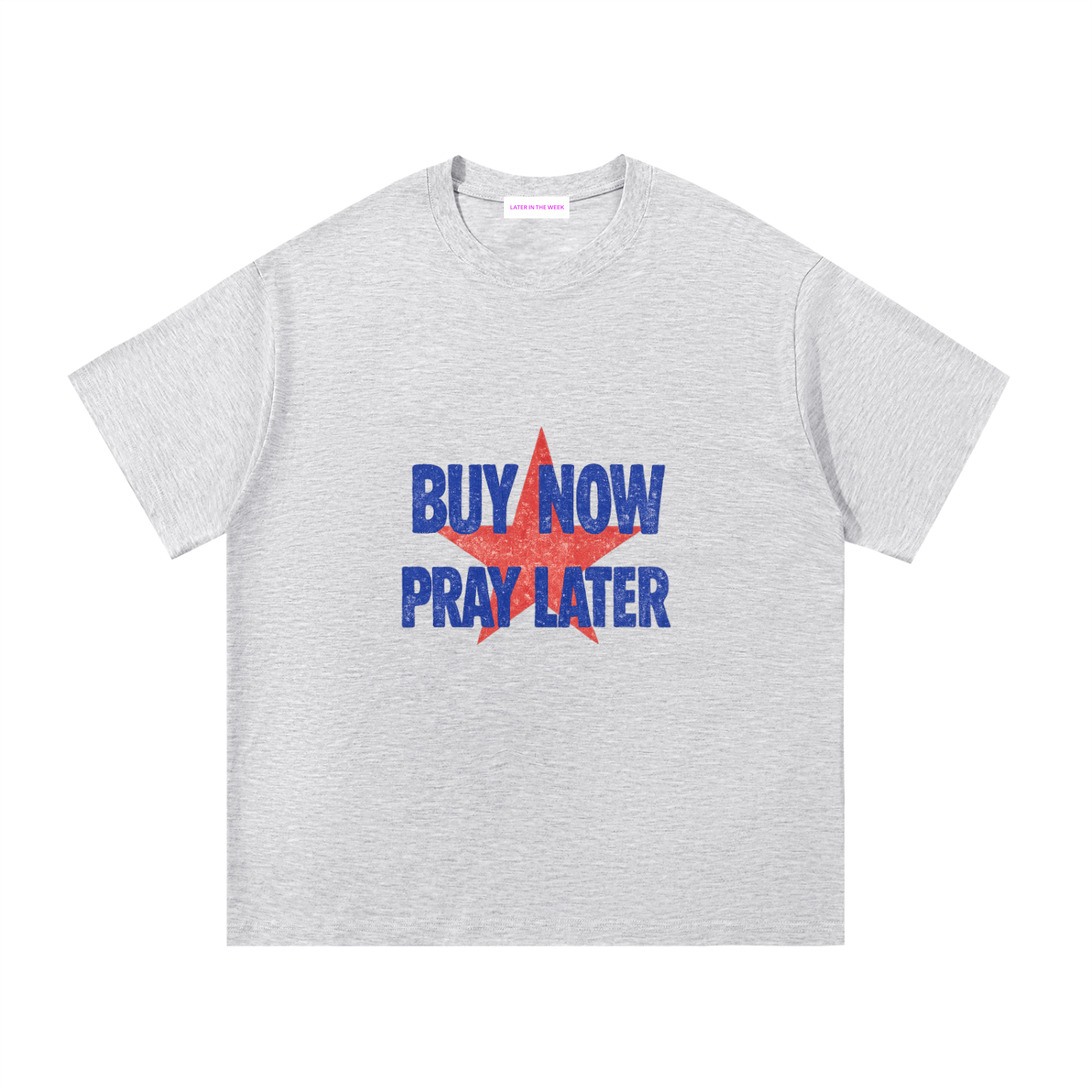 buy now pray later tee