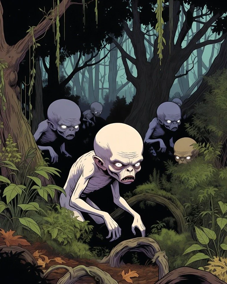 LINK IN BIO: In the dark, wooded back roads of southwestern Connecticut&mdash;Trumbull, Shelton, Monroe, and Milford&mdash;a persistent urban legend has terrified generations of locals: the Melon Heads. These small, humanoid creatures with grotesquel