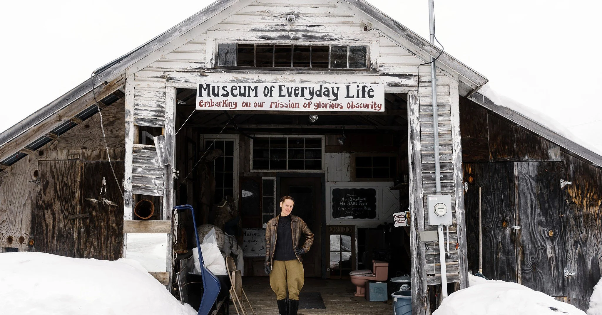 The Museum of Everyday Life &ndash; Glover, VT 
Tucked in a barn in rural Vermont is a philosophical museum dedicated to... ordinary objects. Exhibits celebrate pencils, toothbrushes, dust, matches, safety pins, and string&mdash;each with poetic disp