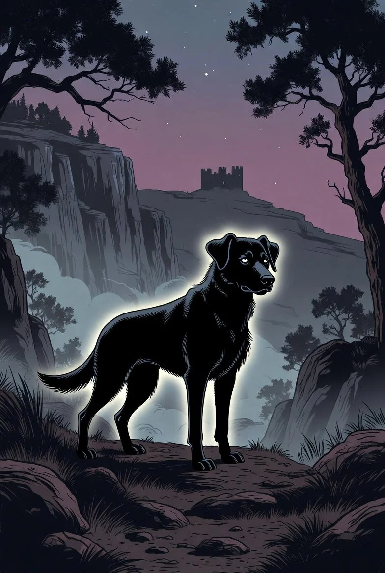 The Black Dog of the Hanging Hills: Meriden's Silent Phantom and New England's Enduring Death Omen Legends