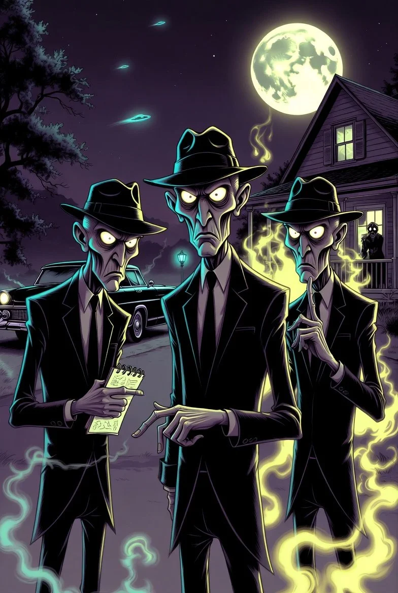 Men in Black in New England: UFO Silencers, Albert Bender's Warnings &amp; Dr. Herbert Hopkins' Encounter