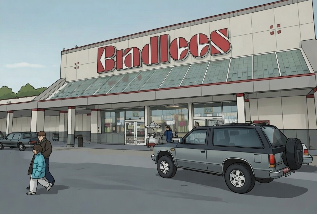 Throwback to the golden days of Bradlees department store!  Just published a deep-dive blog post on the full history of Bradlees&mdash;from its 1958 start in Connecticut to the heartbreaking 2001 closures. Relive the wide aisles, Mrs. B bargains, sna