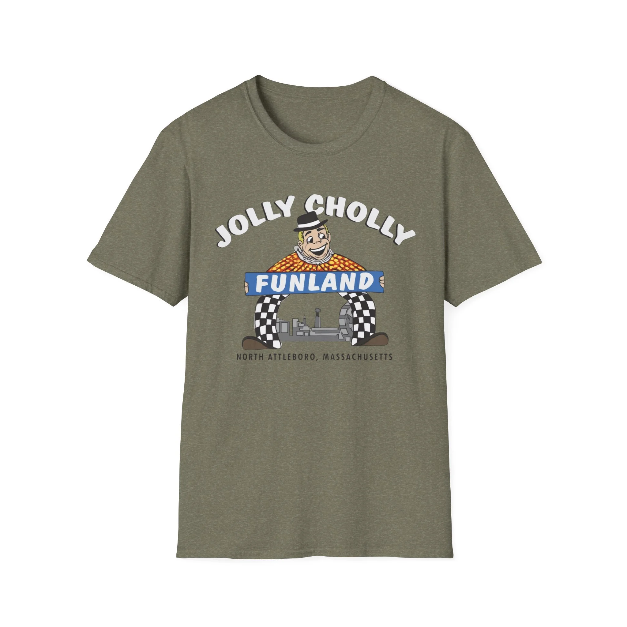 Jolly Cholly Funland T-Shirt | North Attleboro Massachusetts amusement park tee