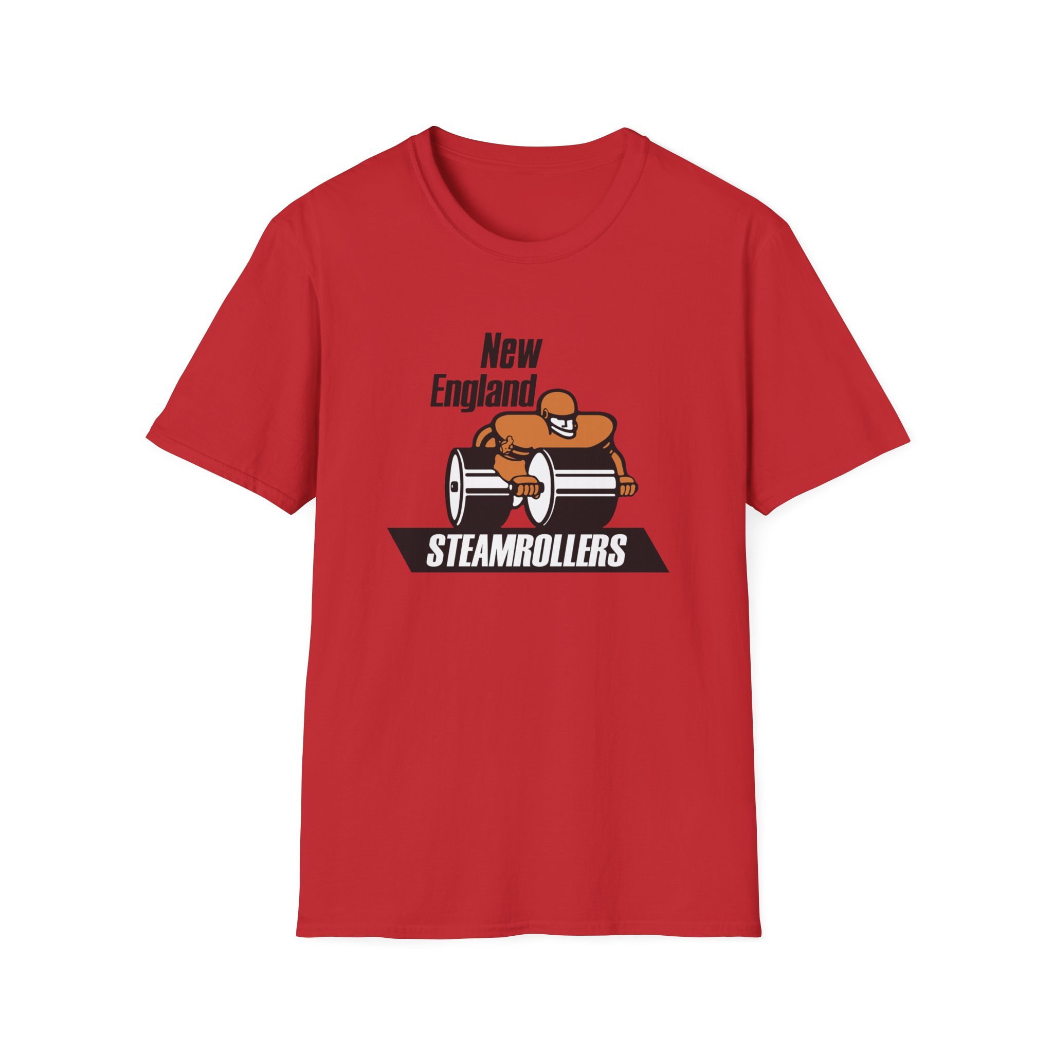 New England Steamrollers T-Shirt | Vintage Football Team Logo