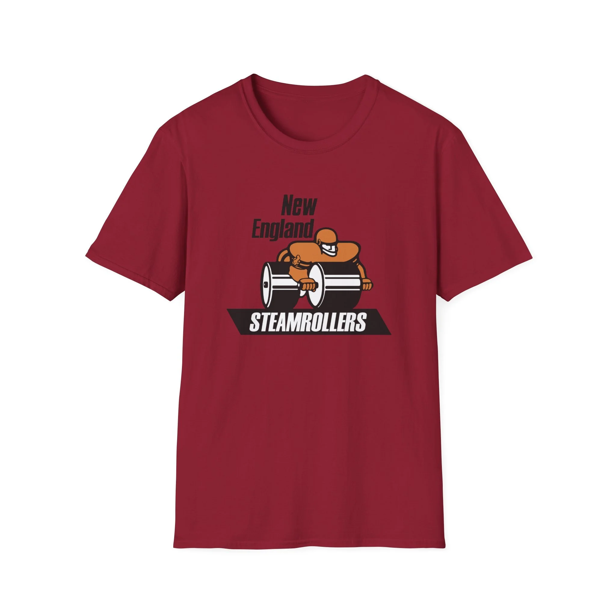 New England Steamrollers T-Shirt | Vintage Football Team Logo