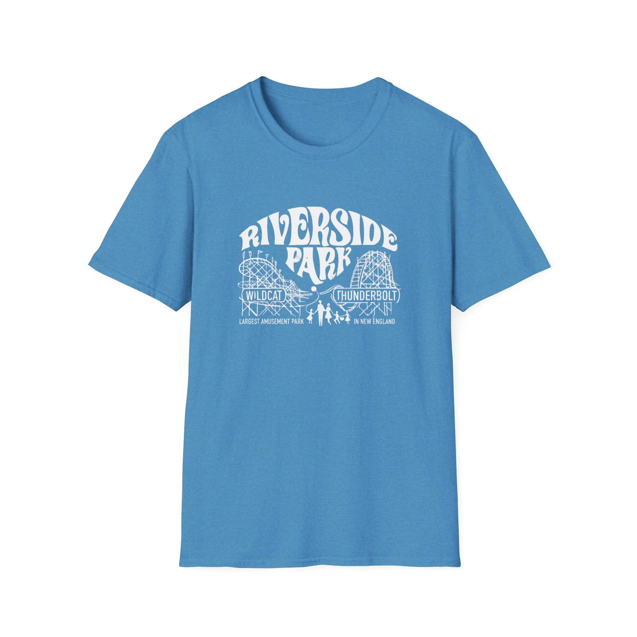 Riverside Park Rollercoaster Graphic T-Shirt | Amusement Park Tee