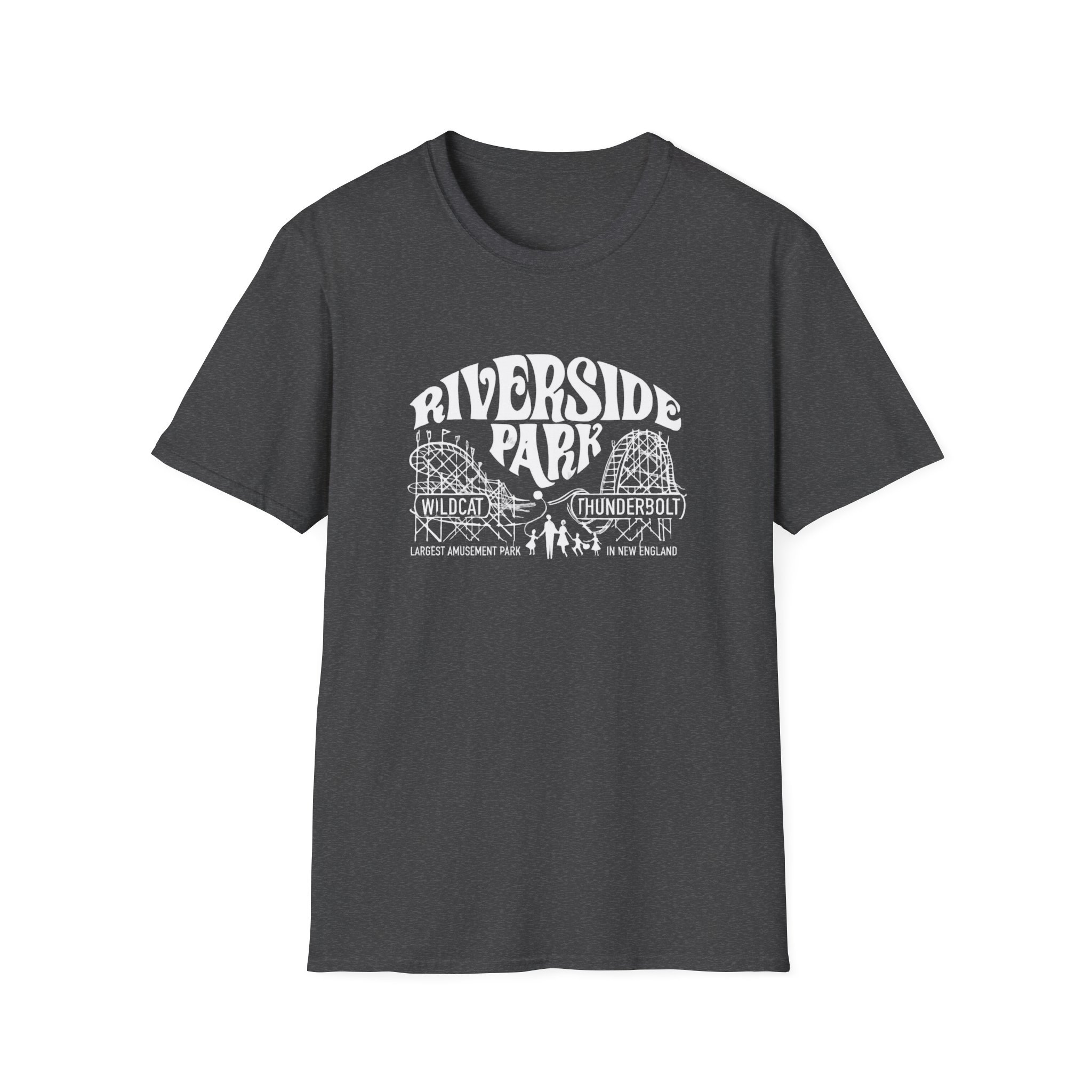Riverside Park Rollercoaster Graphic T-Shirt | Amusement Park Tee