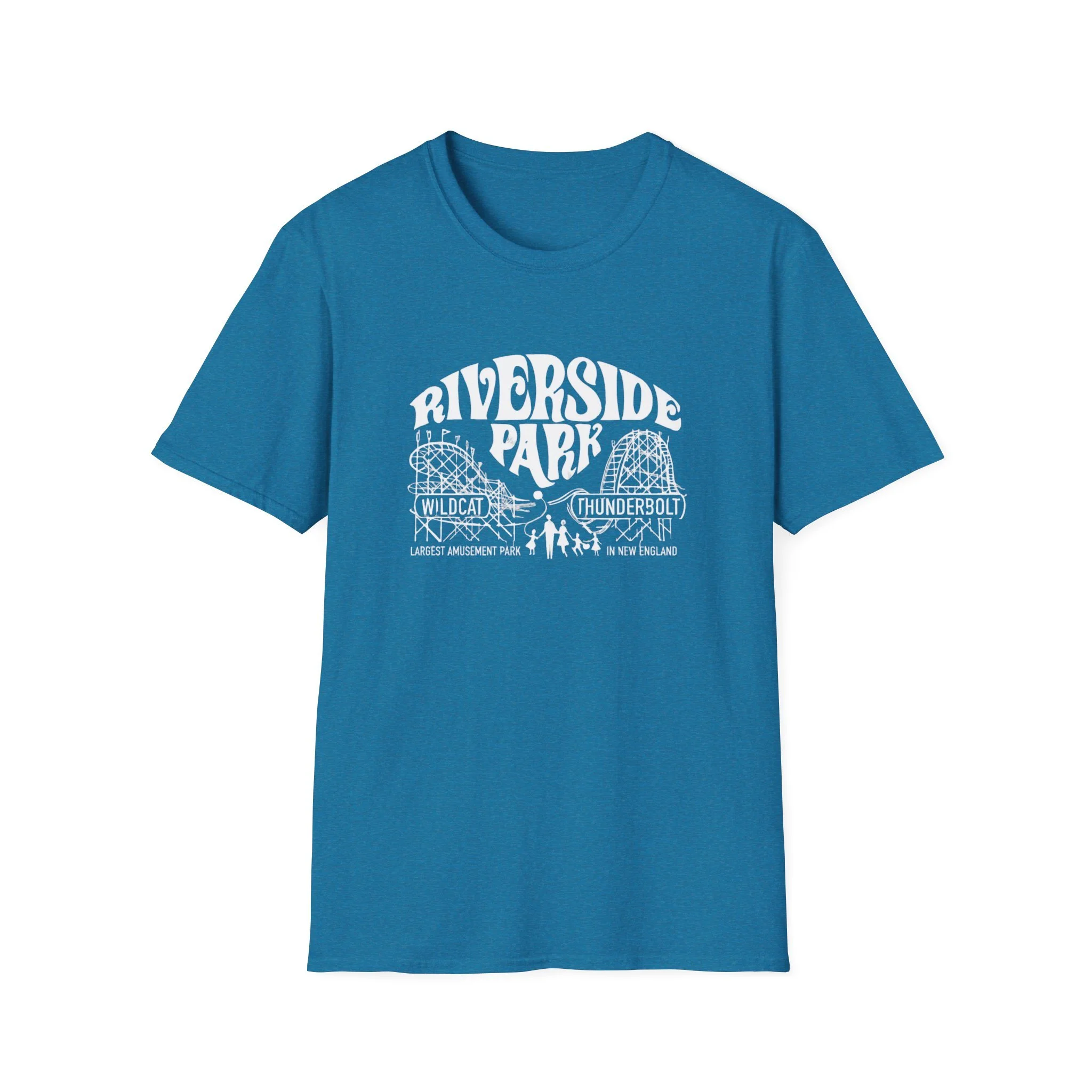 Riverside Park Rollercoaster Graphic T-Shirt | Amusement Park Tee