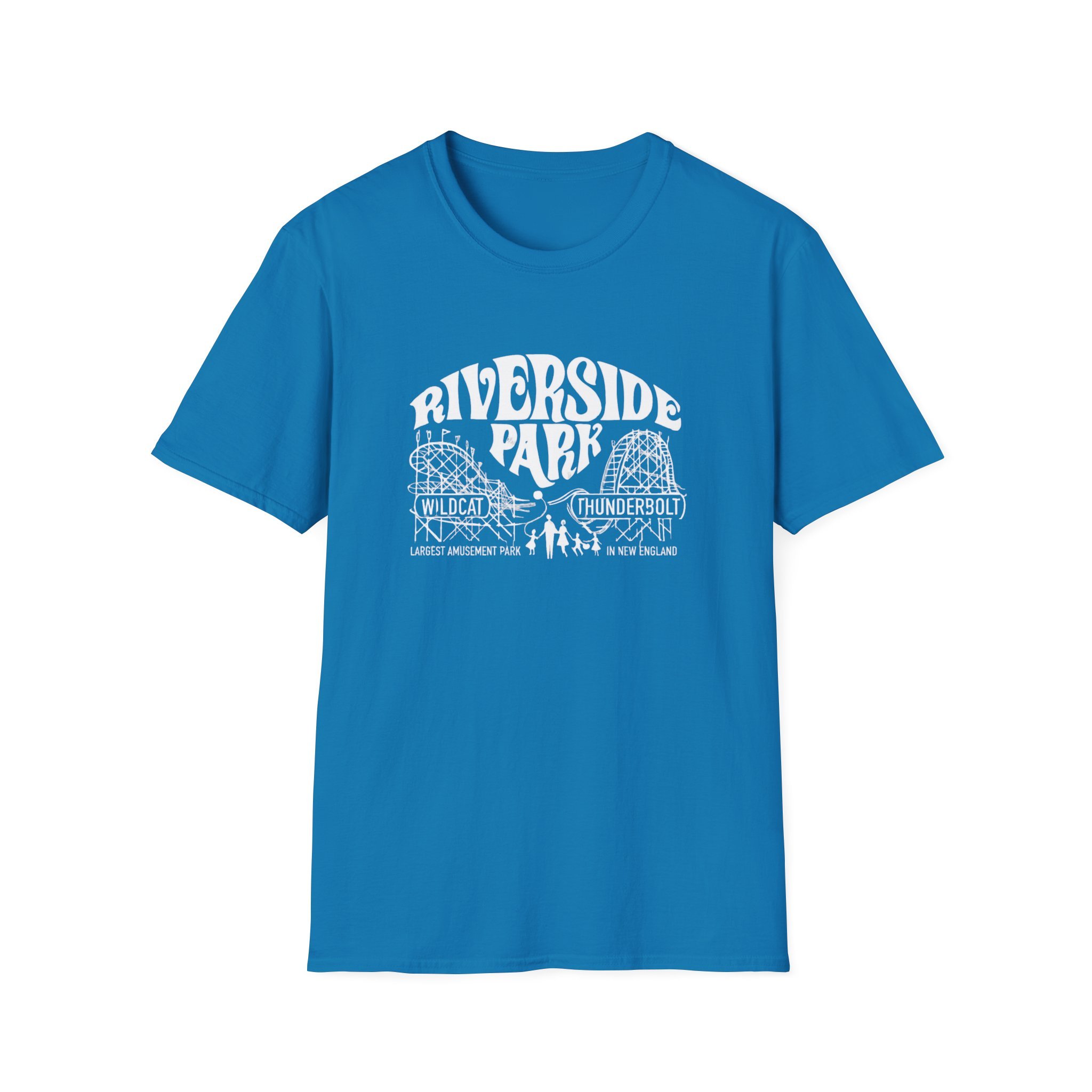 Riverside Park Rollercoaster Graphic T-Shirt | Amusement Park Tee