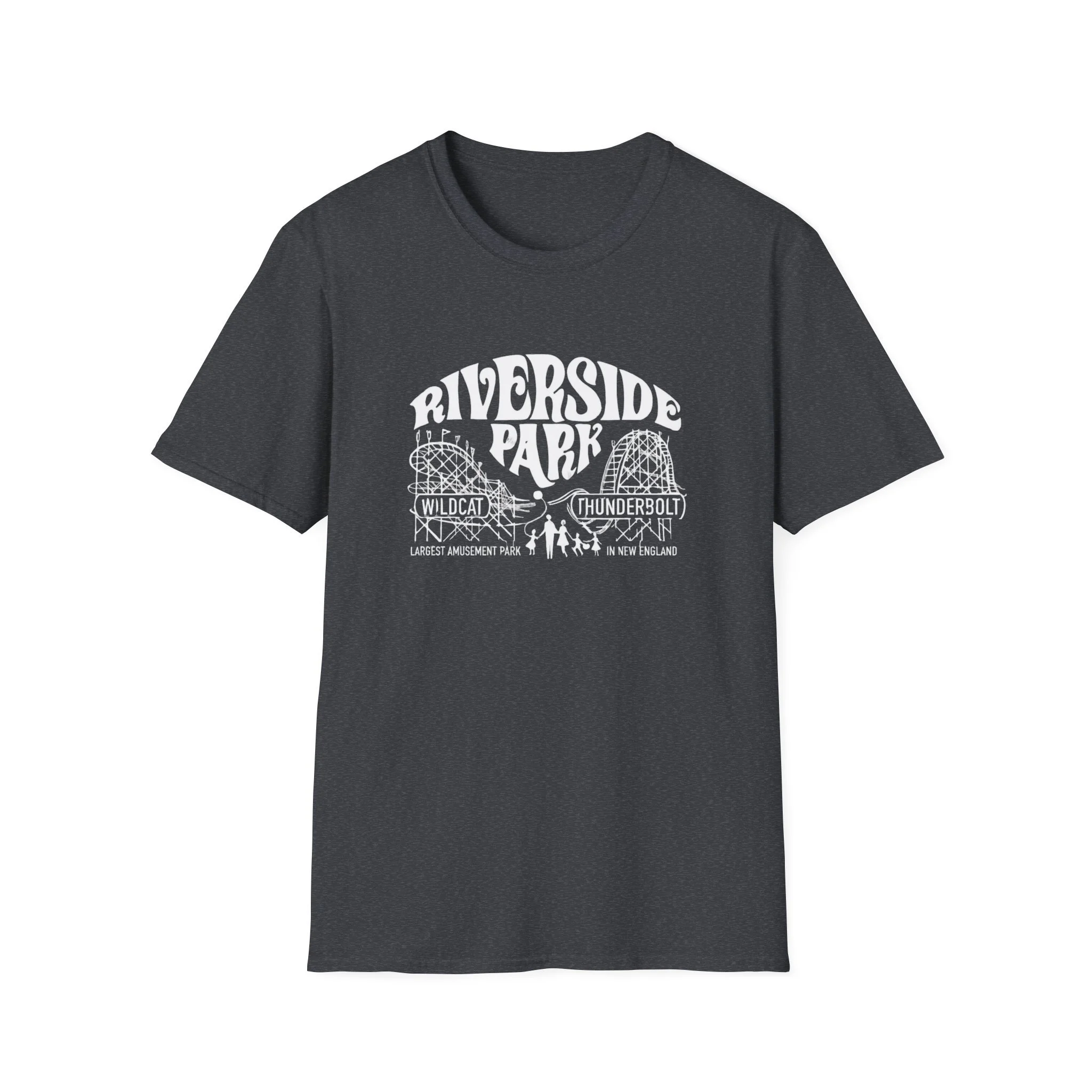 Riverside Park Rollercoaster Graphic T-Shirt | Amusement Park Tee