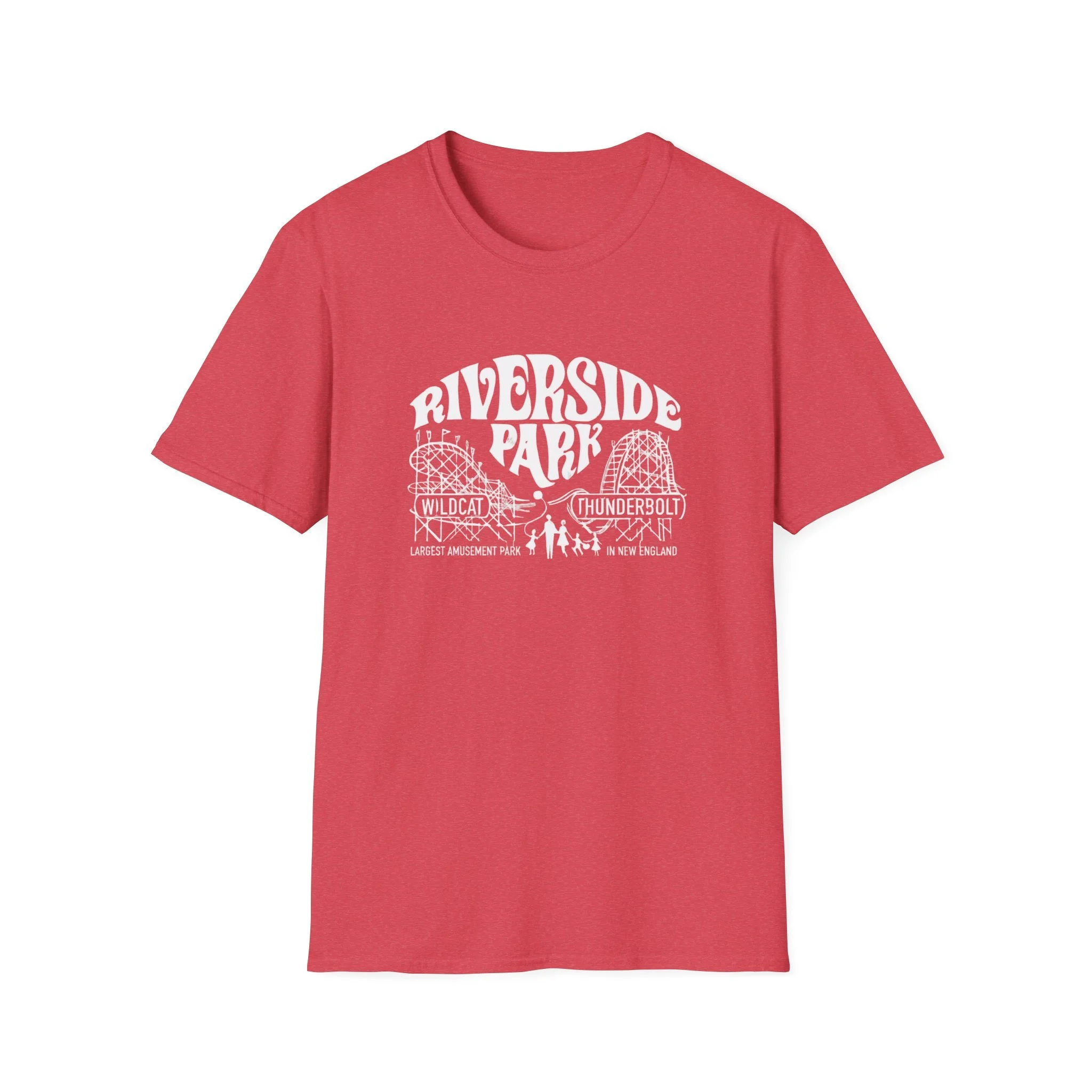 Riverside Park Rollercoaster Graphic T-Shirt | Amusement Park Tee