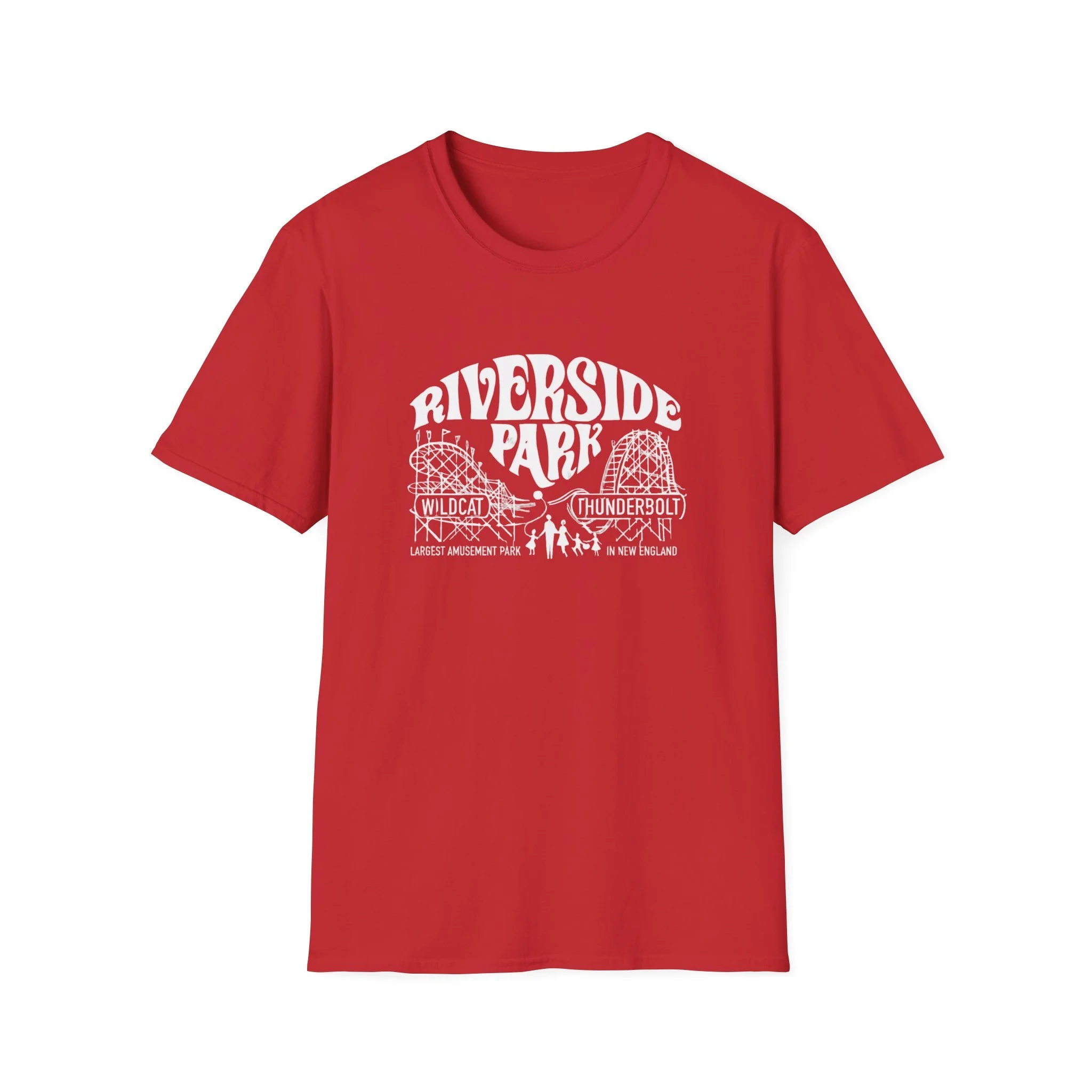 Riverside Park Rollercoaster Graphic T-Shirt | Amusement Park Tee