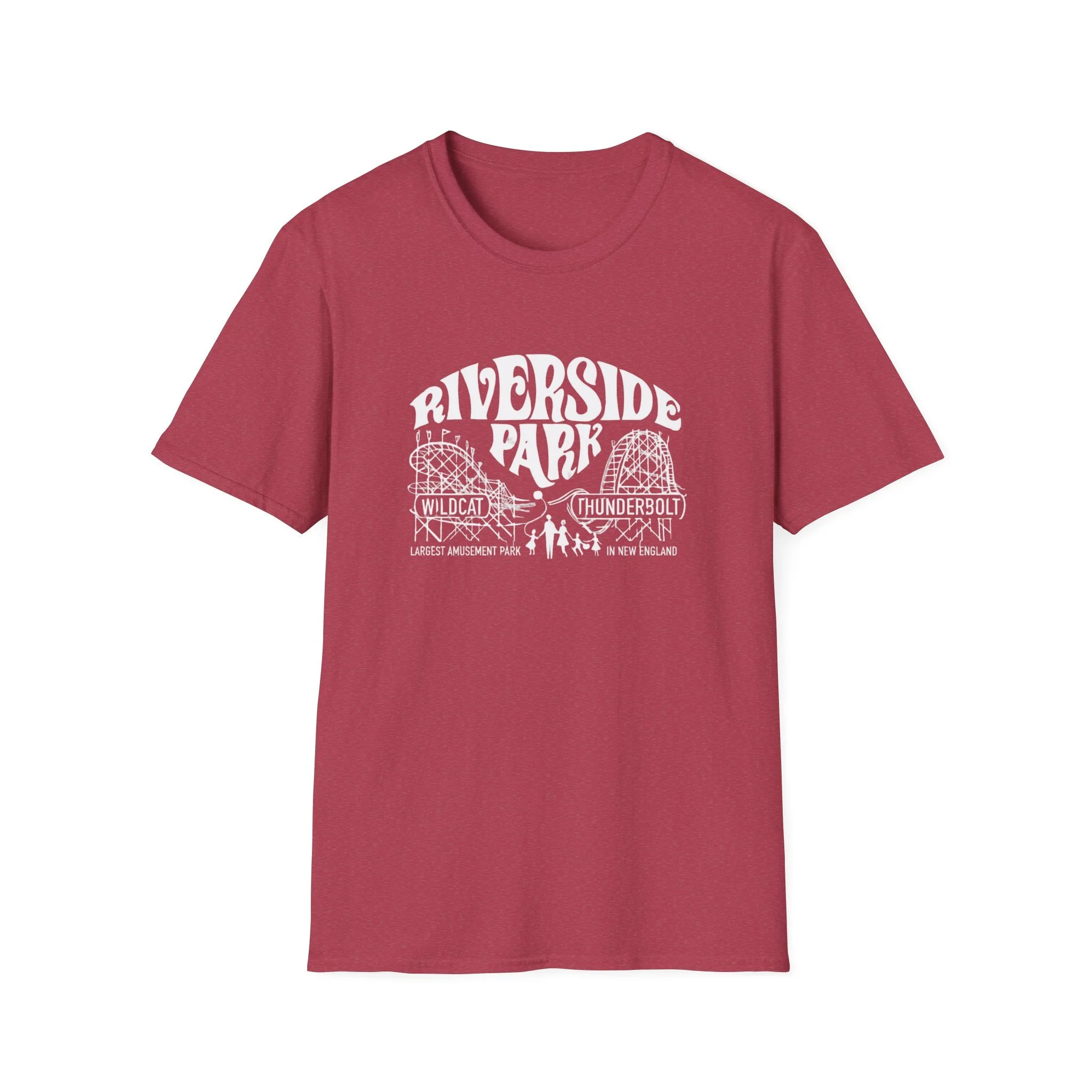 Riverside Park Rollercoaster Graphic T-Shirt | Amusement Park Tee