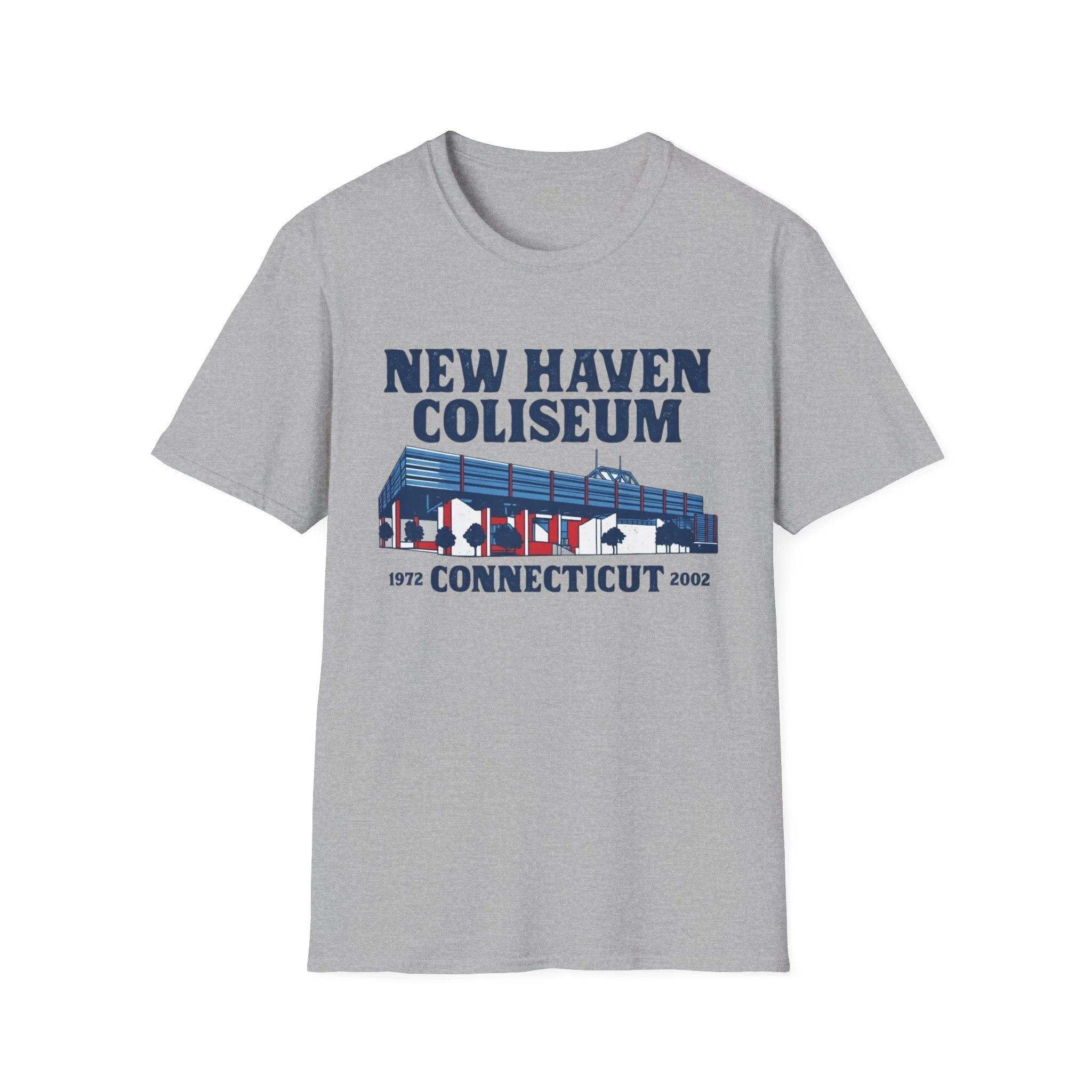 New Haven Coliseum Retro T-Shirt – Vintage Connecticut Arena Nostalgia (1972–2002)
