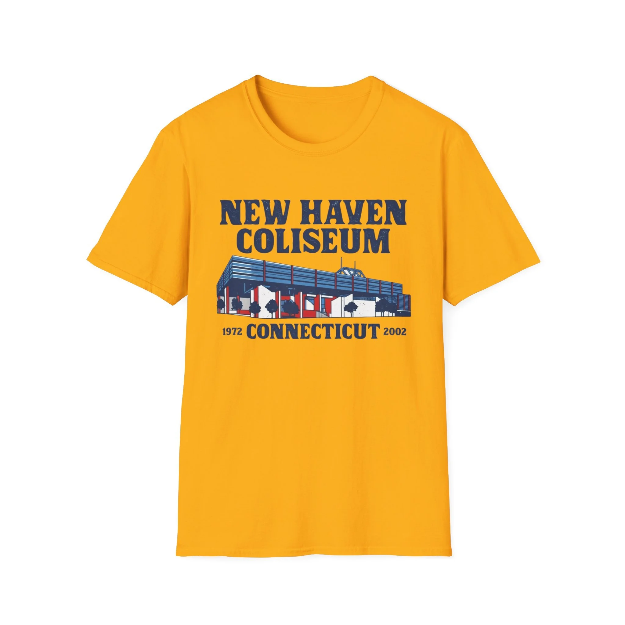 New Haven Coliseum Retro T-Shirt – Vintage Connecticut Arena Nostalgia (1972–2002)