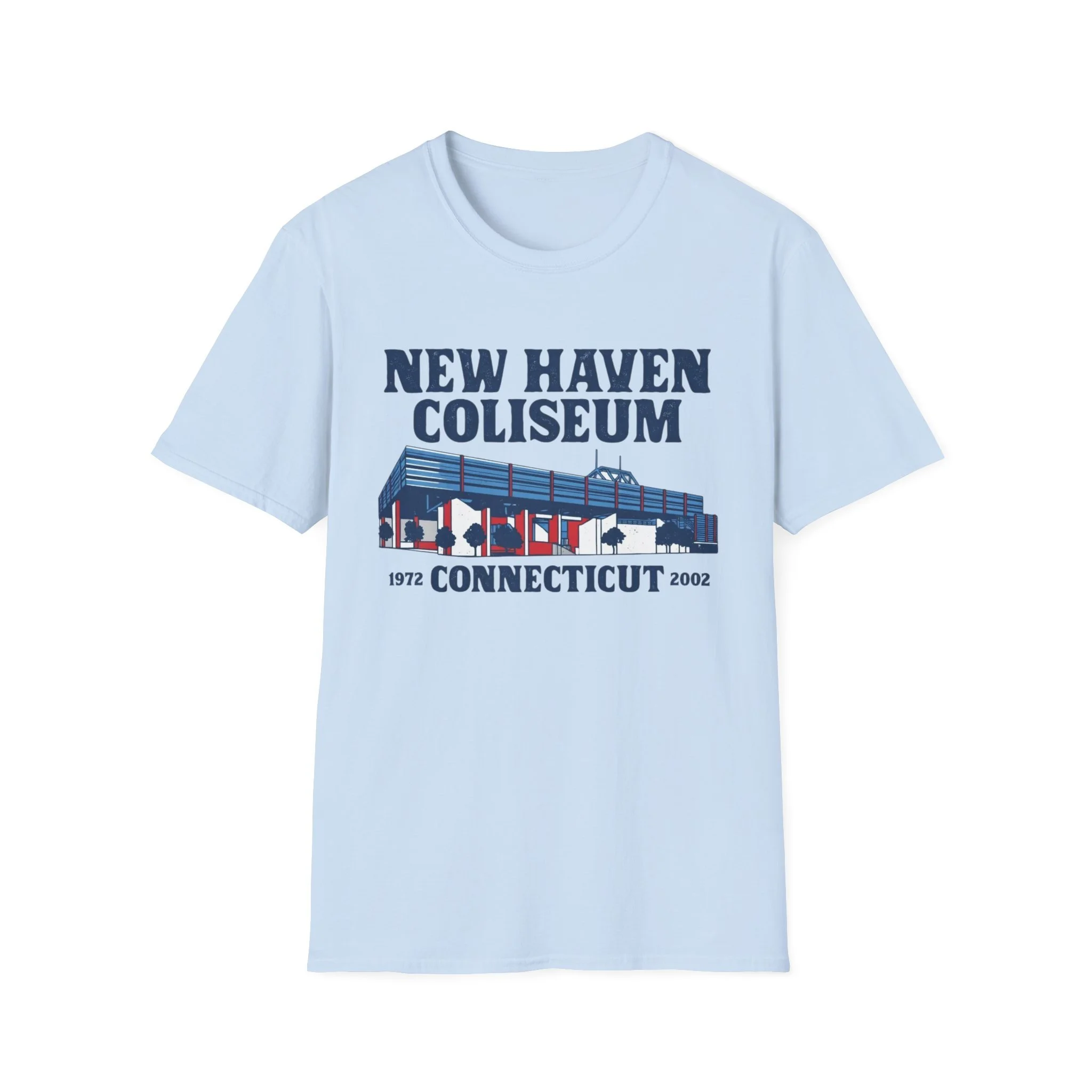 New Haven Coliseum Retro T-Shirt – Vintage Connecticut Arena Nostalgia (1972–2002)